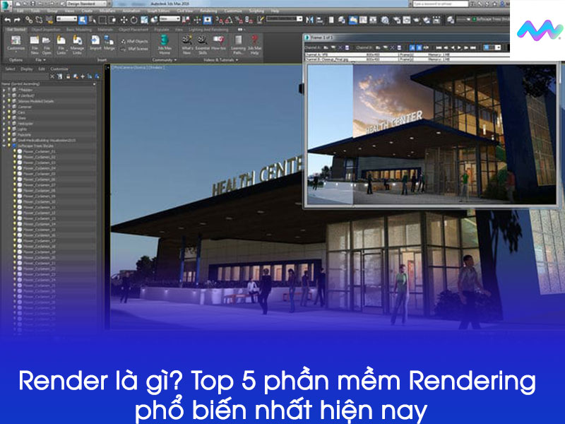 Các bước thực hiện render ảnh như thế nào? 
