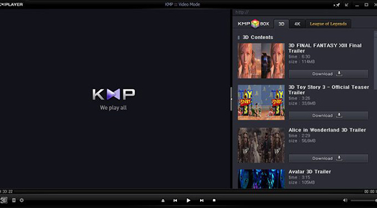 KMPlayer - Phần mềm nghe nhạc chất lượng miễn phí
