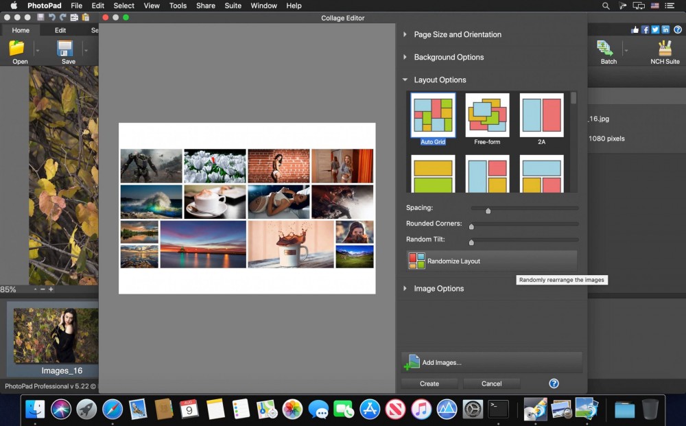 Phần mềm ghép ảnh PhotoPad Image Editor
