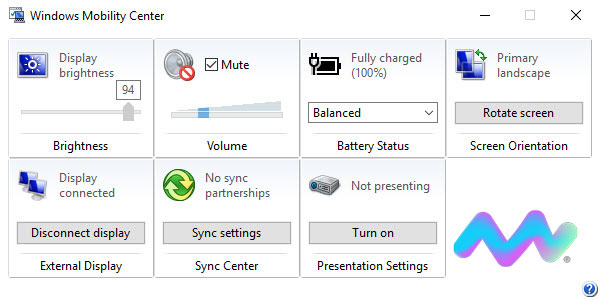Điều chỉnh độ sáng màn hình với Windows Mobility Center – Ảnh 2