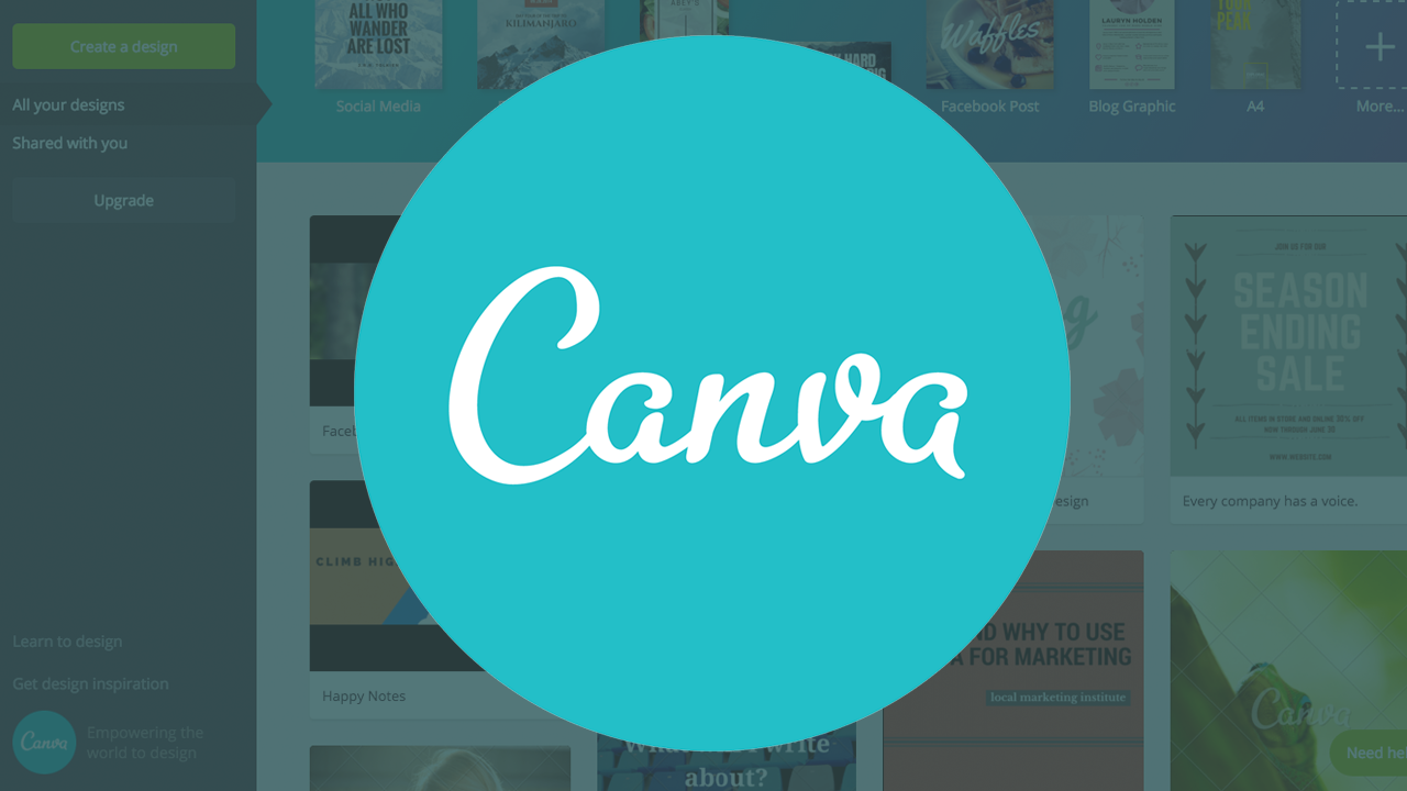 Canva – Thiết kế ấn phẩm, logo đơn giản đa chức năng