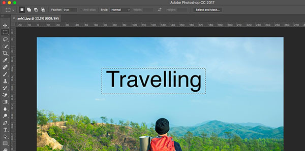 Xóa chữ trên ảnh bằng Photoshop- Ảnh 1