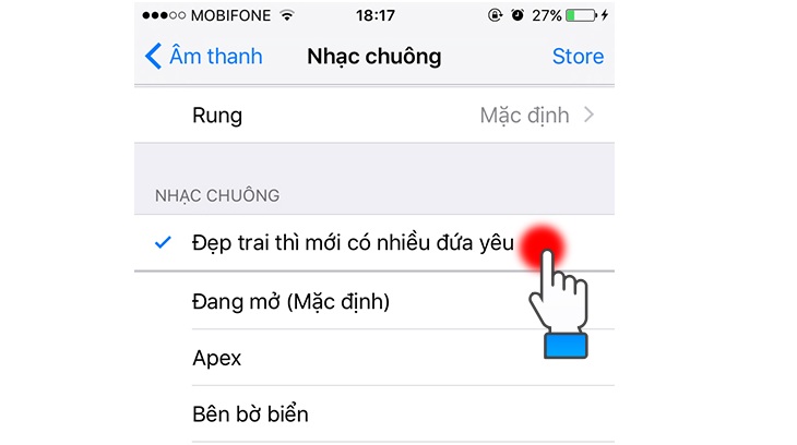 Mở nhạc chuông trên điện thoại - Ảnh 2