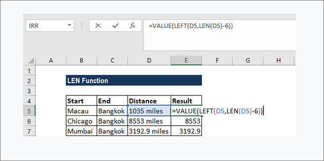 4 10 - Hàm Len trong Excel và cách sử dụng - Macstore