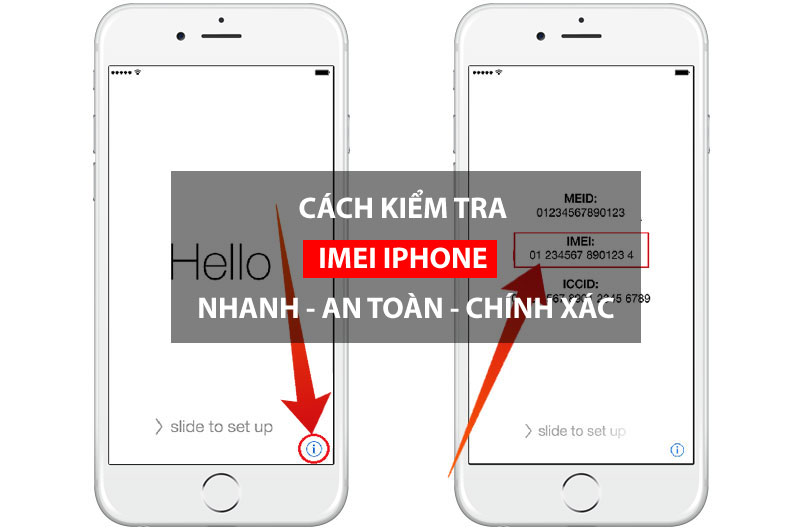 Kiểm tra IMEI iPhone cực nhanh