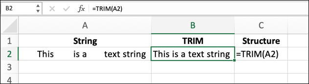1 10 - Cách sử dụng hàm Trim trong Excel - Macstore