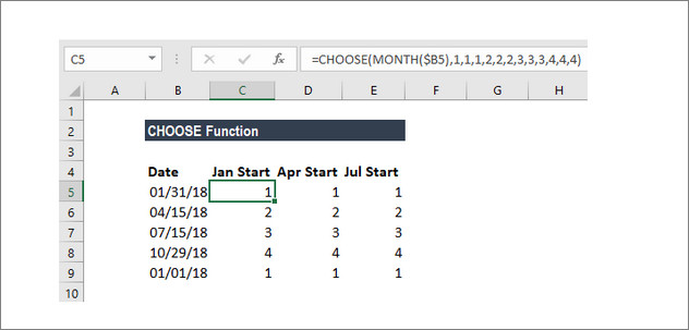 3 10 - Hàm Choose trong Excel và cách sử dụng - Macstore