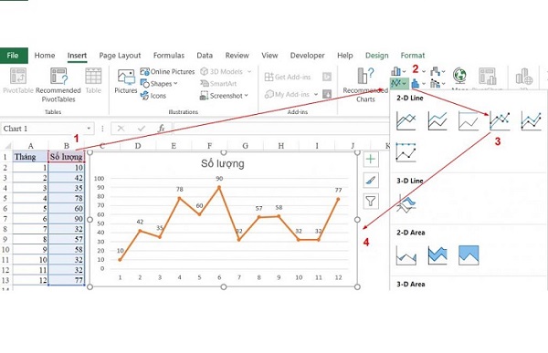 Biểu đồ Excel: Khám phá sức mạnh của biểu đồ Excel! Cùng nhìn vào số liệu và chuyển đổi chúng thành những hình ảnh minh họa đẹp mắt. Với Excel, biểu đồ không còn chỉ là những bảng số lạnh lẽo mà đã trở thành những công cụ hữu ích giúp bạn phân tích và đưa ra các quyết định hiệu quả hơn.