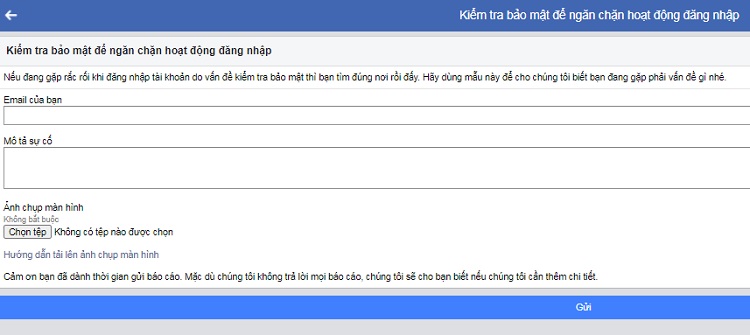 Kháng cáo vi phạm tiêu chuẩn cộng đồng facebook