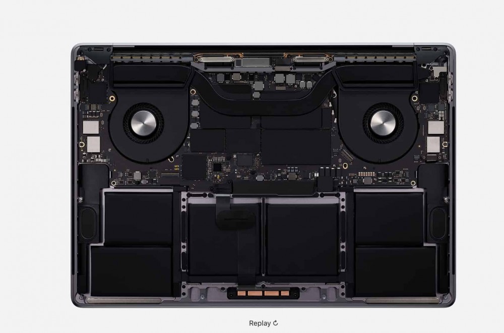 laptopvang MacBook Pro 16 inch 2019 Air Flow