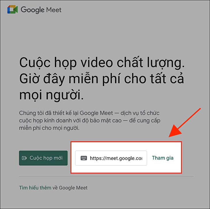 cách sử dụng Google Meet trên điện thoại