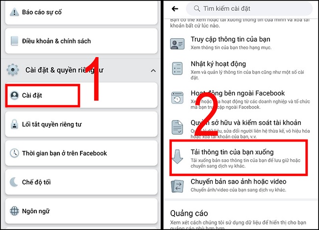 Khôi phục cuộc trò chuyện đã xóa trên Facebook