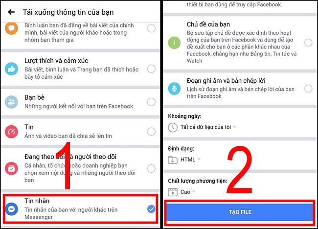 Cách khôi phục tin nhắn đã thu hồi trên Messenger