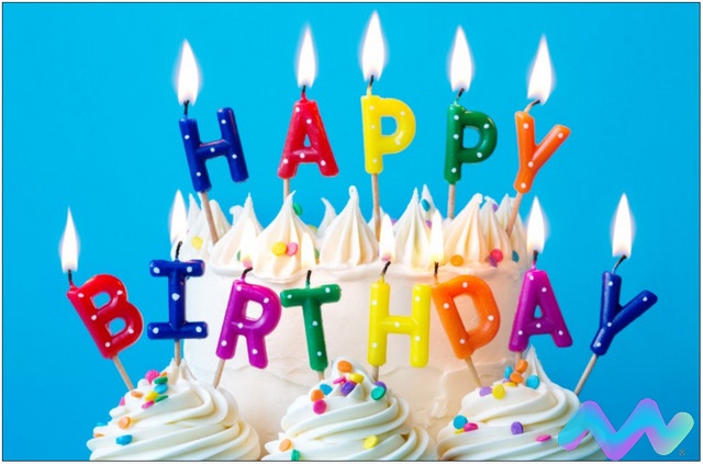 Bánh kem sinh nhật 3 tầng màu trắng xanh hình logo đẹp mắt kỷ niệm 15 năm  thành lập  Bánh Thiên Thần  Chuyên nhận đặt bánh sinh nhật theo mẫu