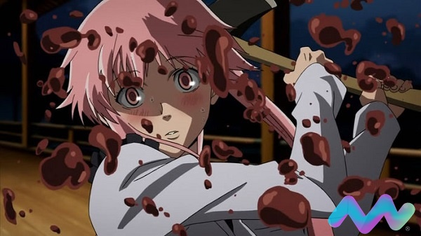 Yandere Gasai Yuno trong Future Diary