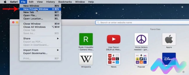 cách mở tab ẩn danh trên macbook