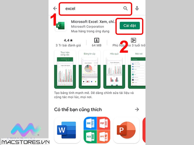 Cách tải Excel, download Microsoft Excel