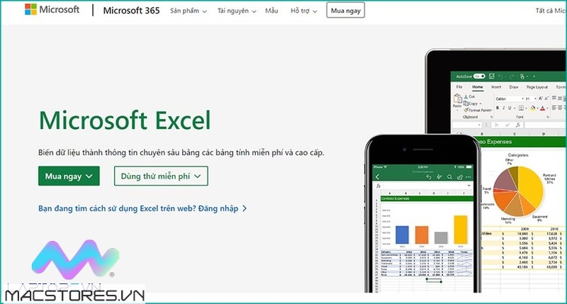 download Microsoft Excel về máy tính