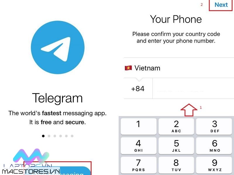 khắc phục lỗi đăng nhập Telegram