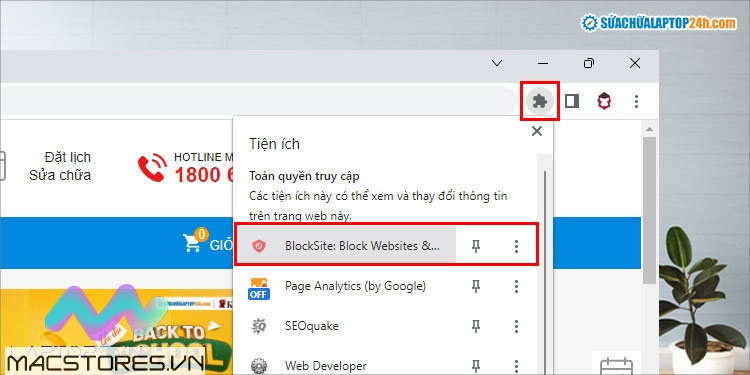 Hướng dẫn cách chặn trang web trên Chrome đúng nhất