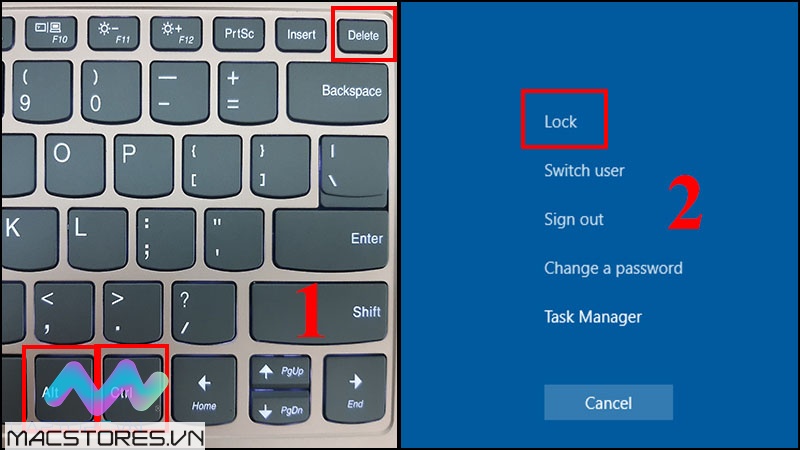 cách khóa màn hình (Lock Screen) Windows 10