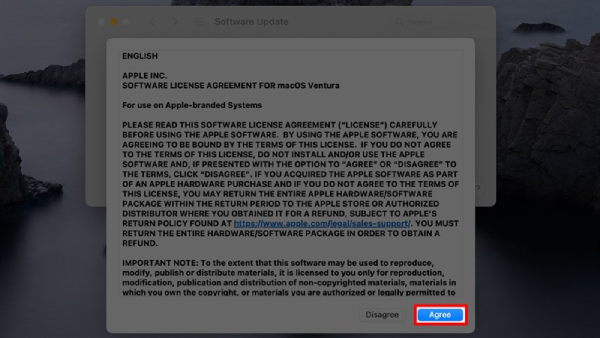 Macbook Air M2 License Agreement