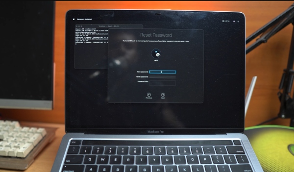 Macbook M2 reset password