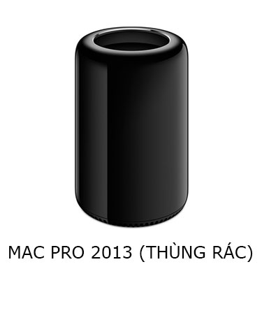 mac pro 2013 thùng rác
