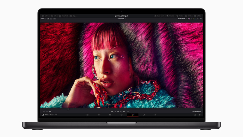 MacBook Pro M3 14 inch 512GB sở hữu màn hình Liquid Retina XDR tốt nhất trên thế giới hiện nay. Nguồn ảnh: Apple