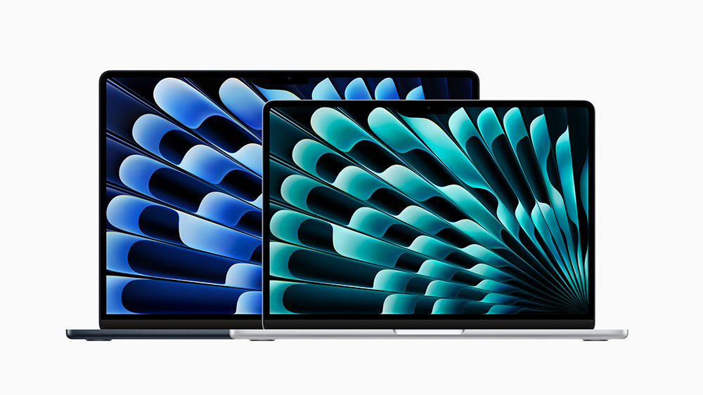 MacBook Air mới có hai kích cỡ hoàn hảo. MacBook Air 13 inch cho khả năng linh động tối ưu, trong khi phiên bản 15 inch mang đến không gian màn hình lớn hơn để dễ dàng đa nhiệm trong một thiết kế vô cùng mỏng và nhẹ.