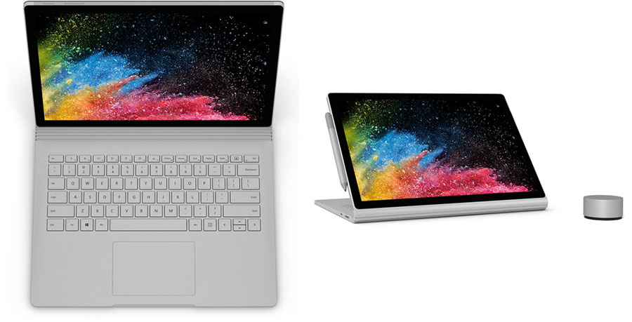 thiết kế surface book 2