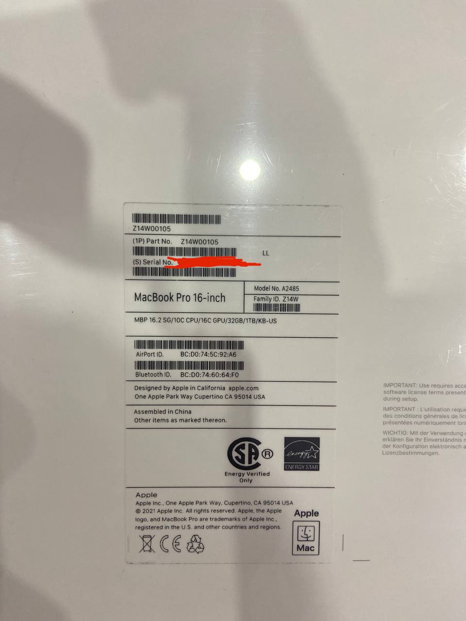 Giá bán MacBook Pro M1 16 inch Cũ - Hình 1