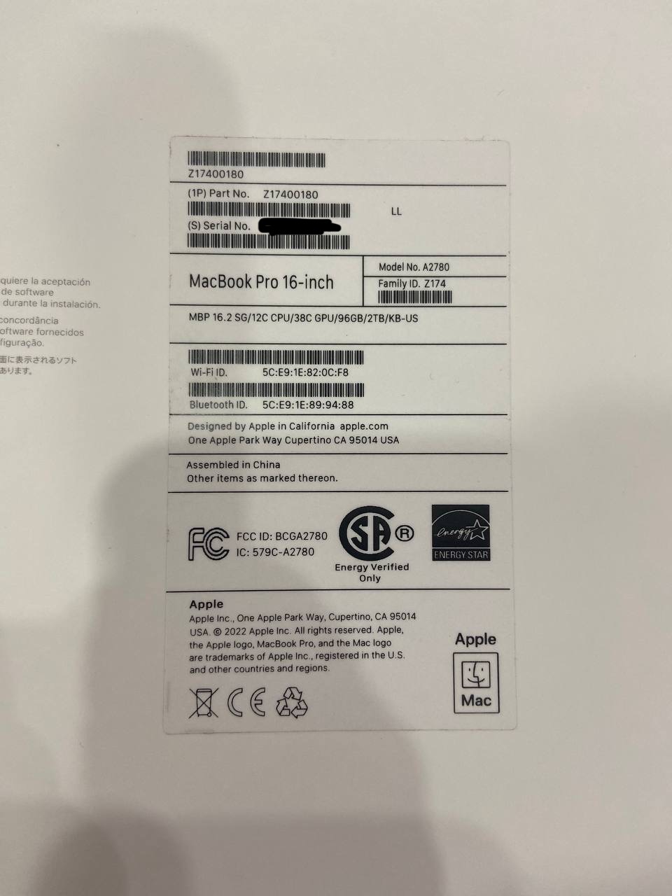 Giá bán Macbook Pro M2 16 inch cũ - Hình 1